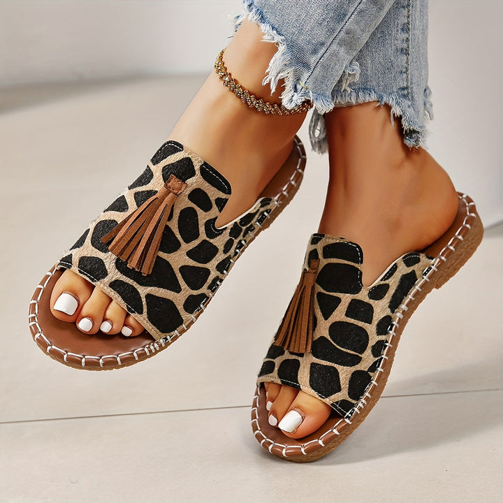 Addison | Boho-Tassel-Sandalen