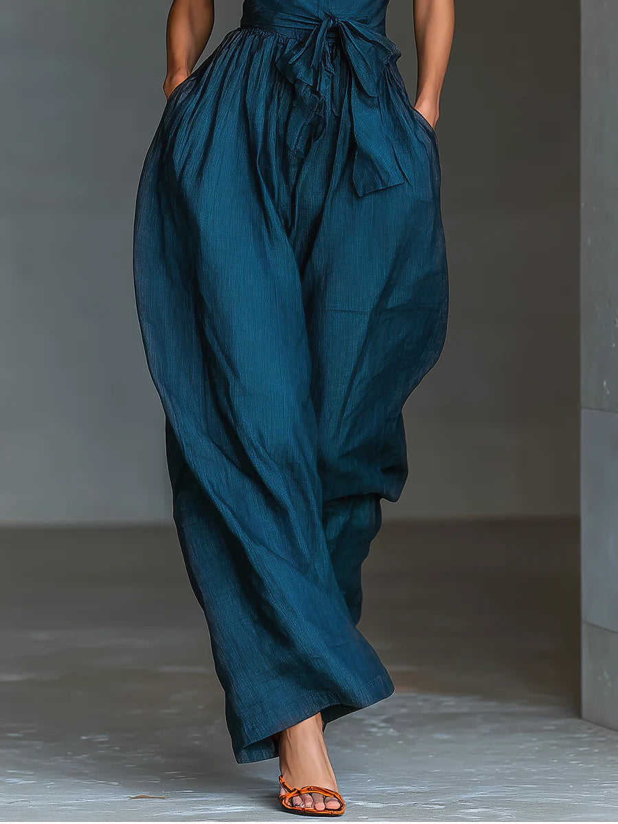 Marissa | Cross-Halter Jumpsuit
