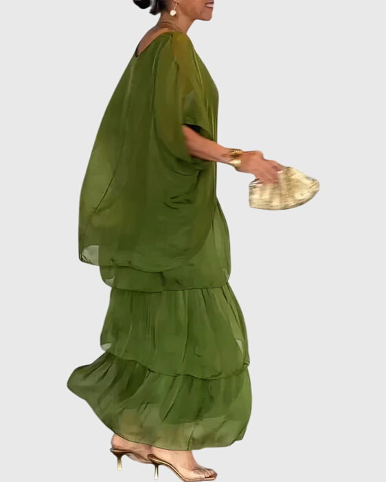 Ella | Langes und Fließendes Elegantes Kleid
