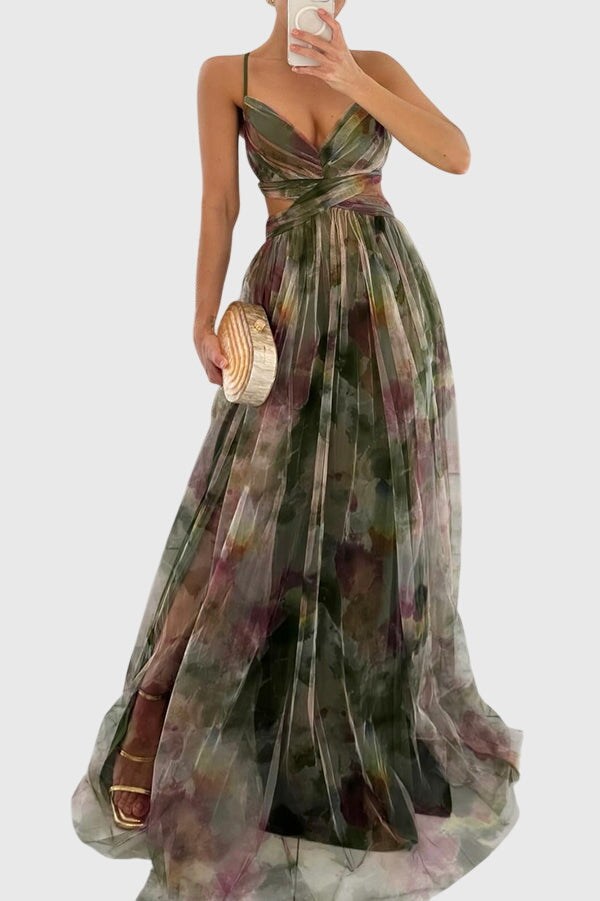 Gretchen | Florales Maxikleid