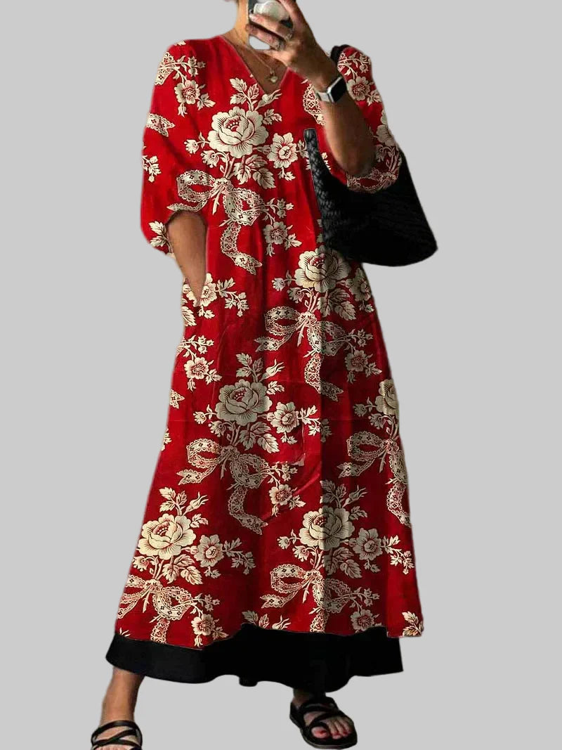Julia | Elegantes Bedrucktes Kleid