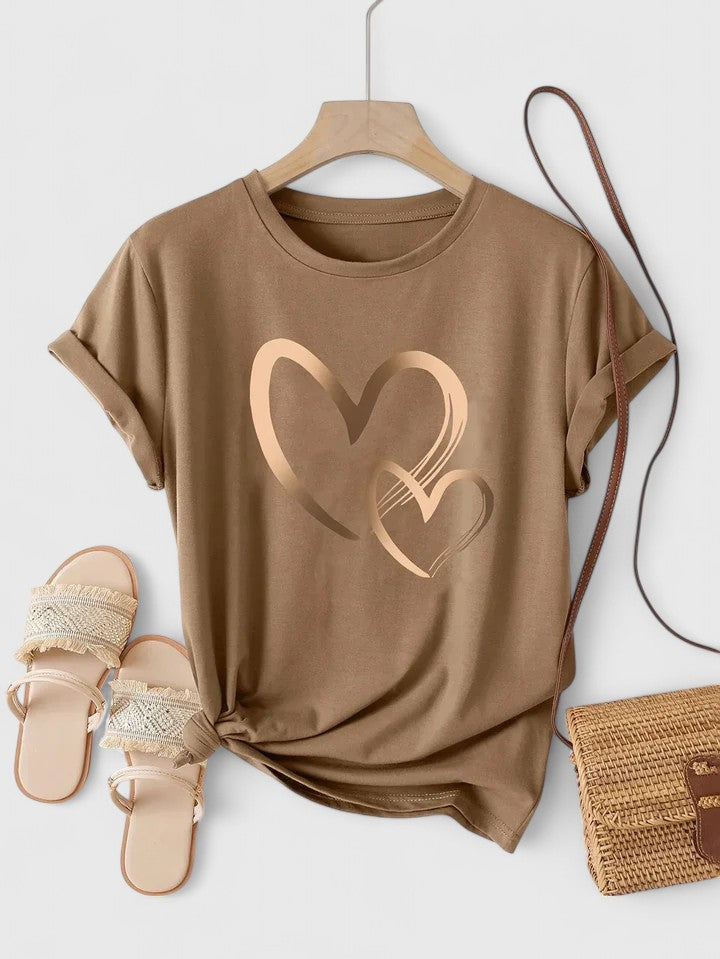 Maribelle | Bequemes T-Shirt mit kurzen Ärmeln