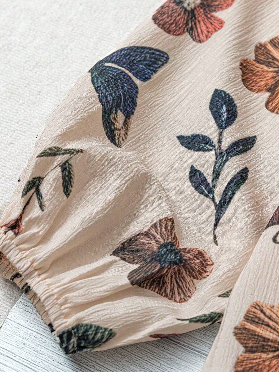 Liora | Vintage Meadow Bindebluse