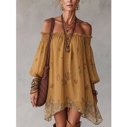 Dakota | Boho-Chic Sommerkleid mit floralem Print