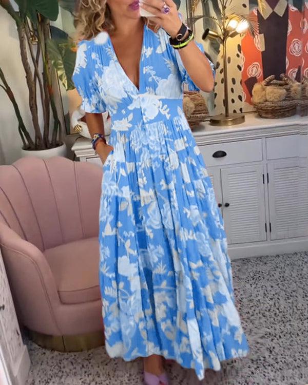Floriana | Lebhaftes Blumenkleid