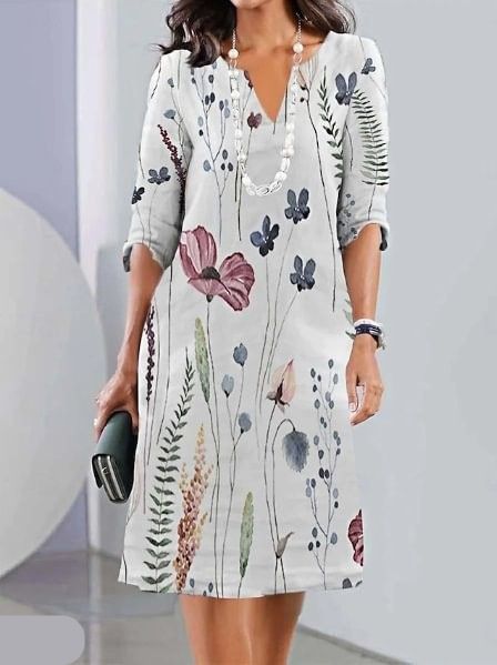 Eleanor | Florales Schichtkleid