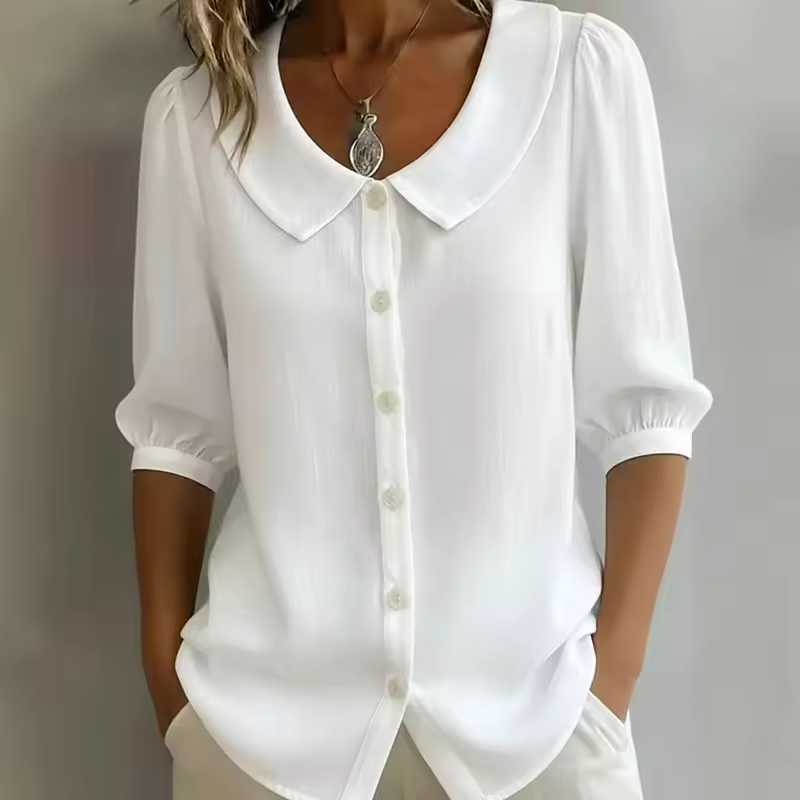 Riley | Lässige Bluse mit Knöpfen