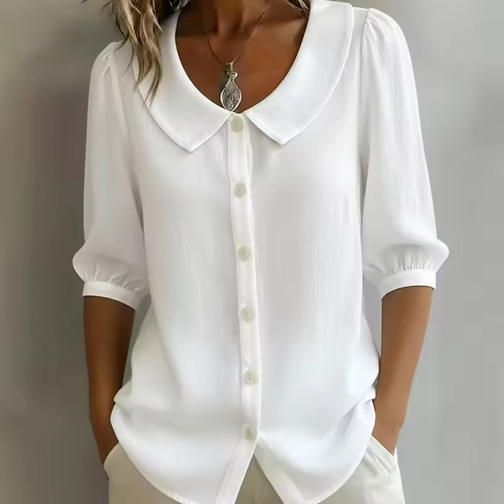 Riley | Lässige Bluse mit Knöpfen