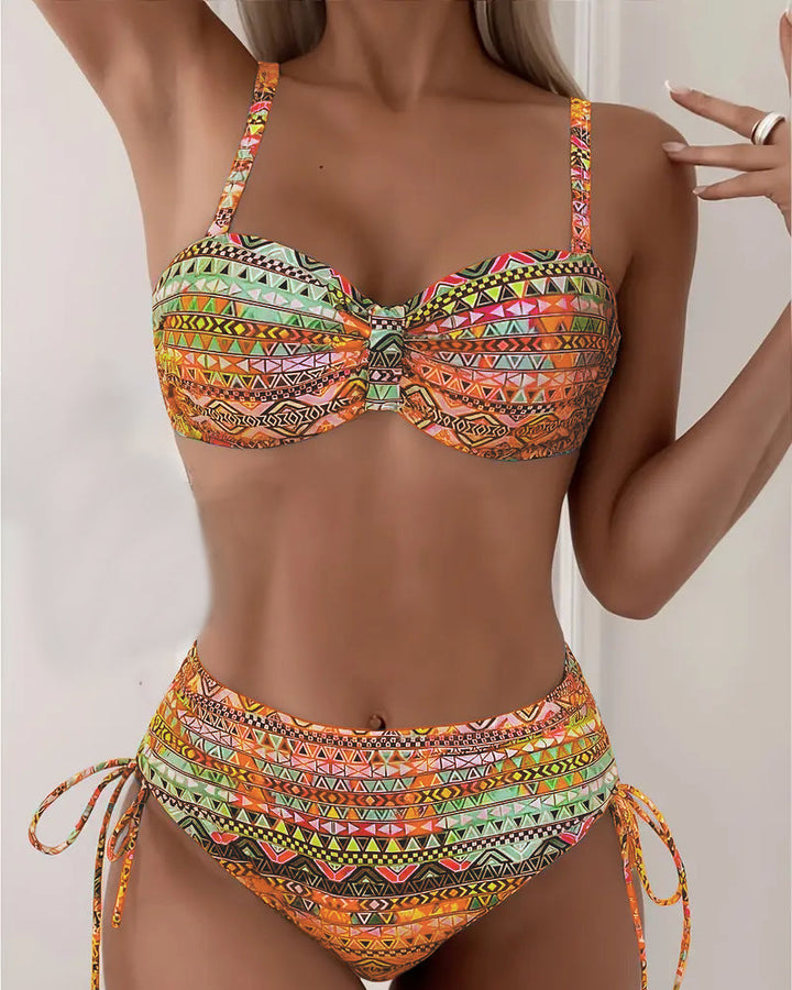 Jada | Sexy Ethnischer Druck Bikini-Set