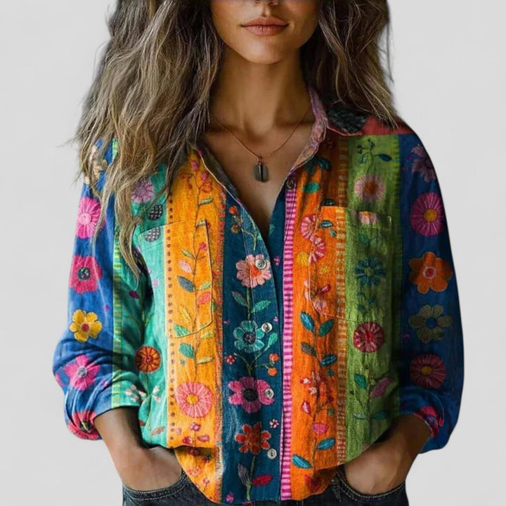 Ashley | Bequemes Blusen-Shirt