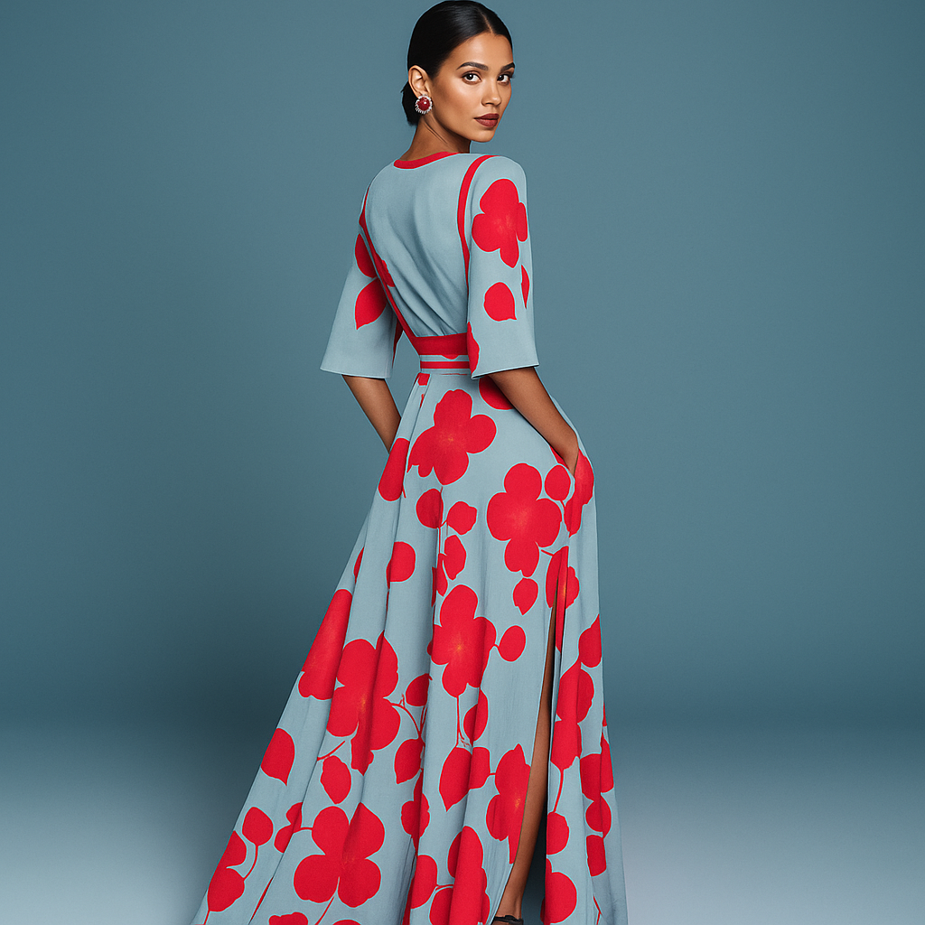 Barbara | Elegantes Blumenkleid