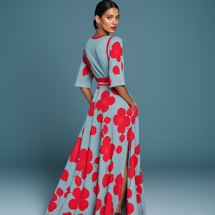 Barbara | Elegantes Blumenkleid