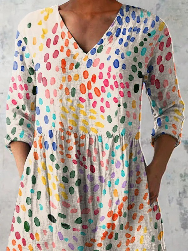 Bernadette | V-Ausschnitt Langarmshirt