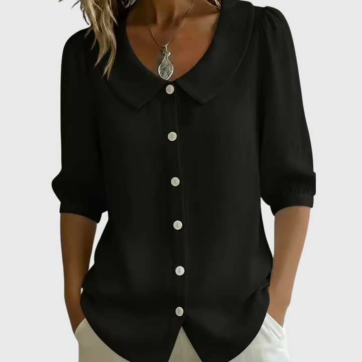 Riley | Lässige Bluse mit Knöpfen