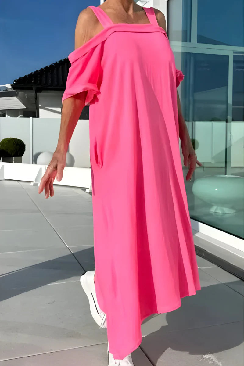 Shaira | Langes Off-Shoulder Sommerkleid
