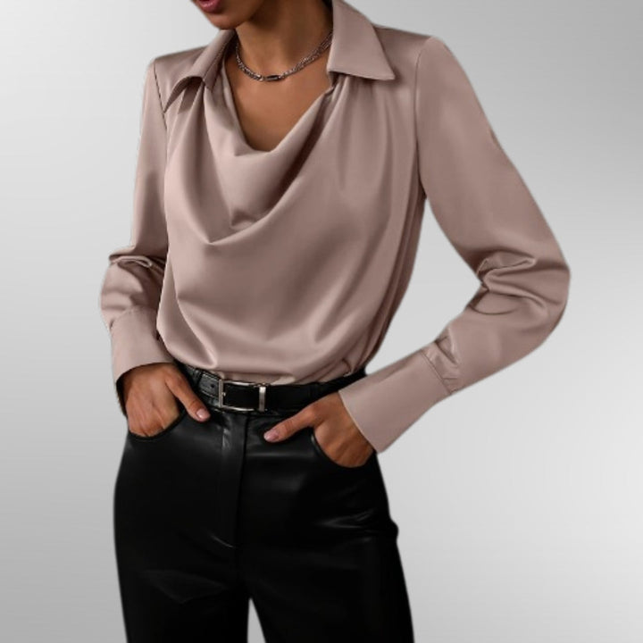 Alivia | Elegante Satinbluse