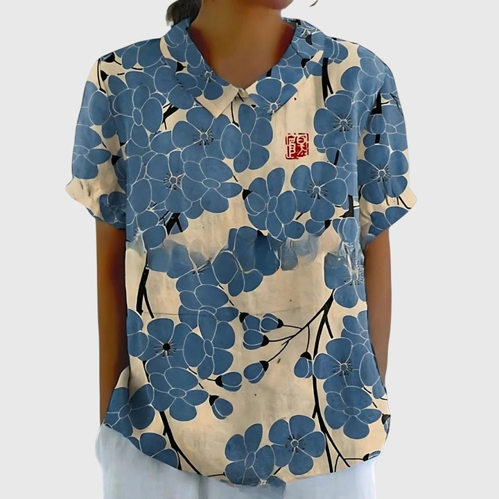 Karen | Blumige Bluse