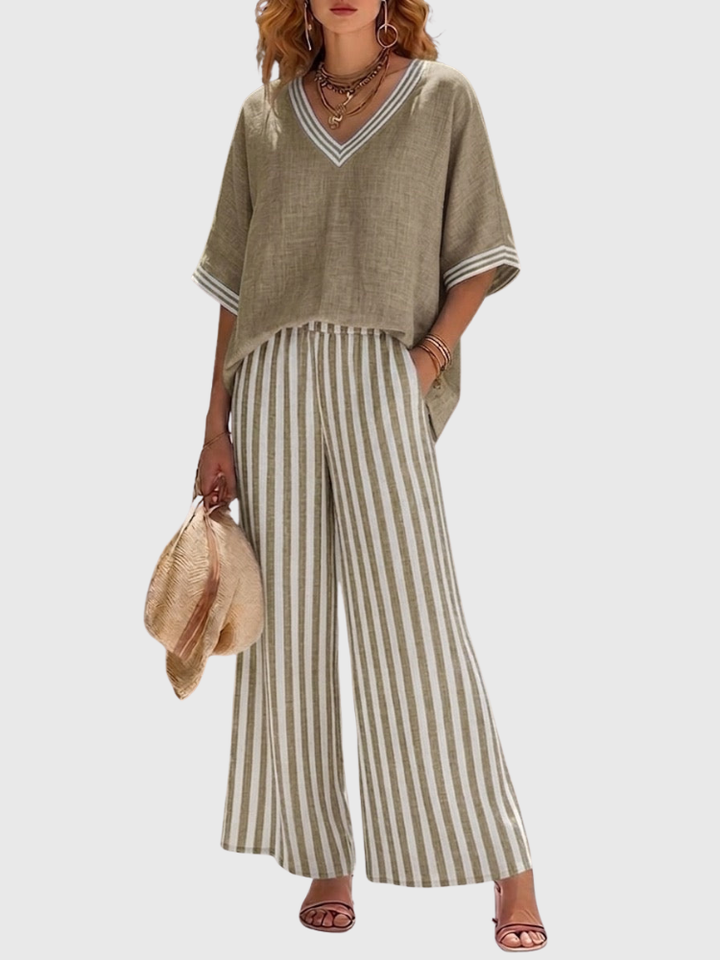 Mae | Elegantes Leinen-Set