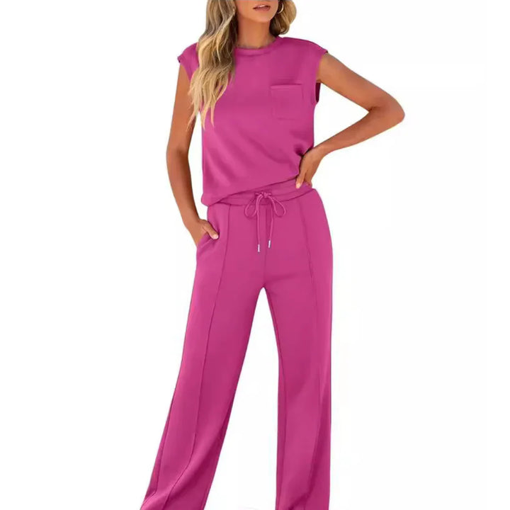 Lolly | Weiches schwarzes Lounge-Set, entspannte Passform, zweiteilig