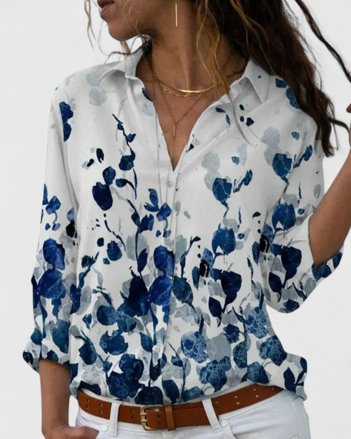 Marineblau | Elegante Bluse