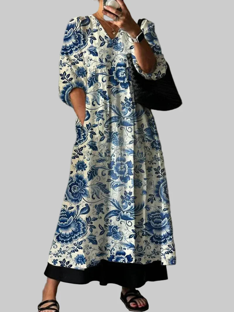 Mia | Elegantes Kleid mit Druck