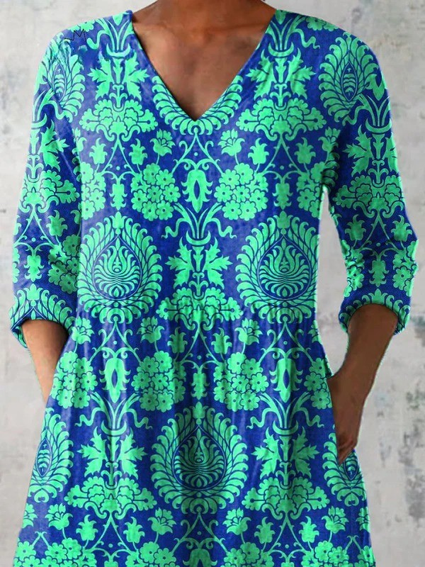 Beatrix | V-Ausschnitt Langarmshirt