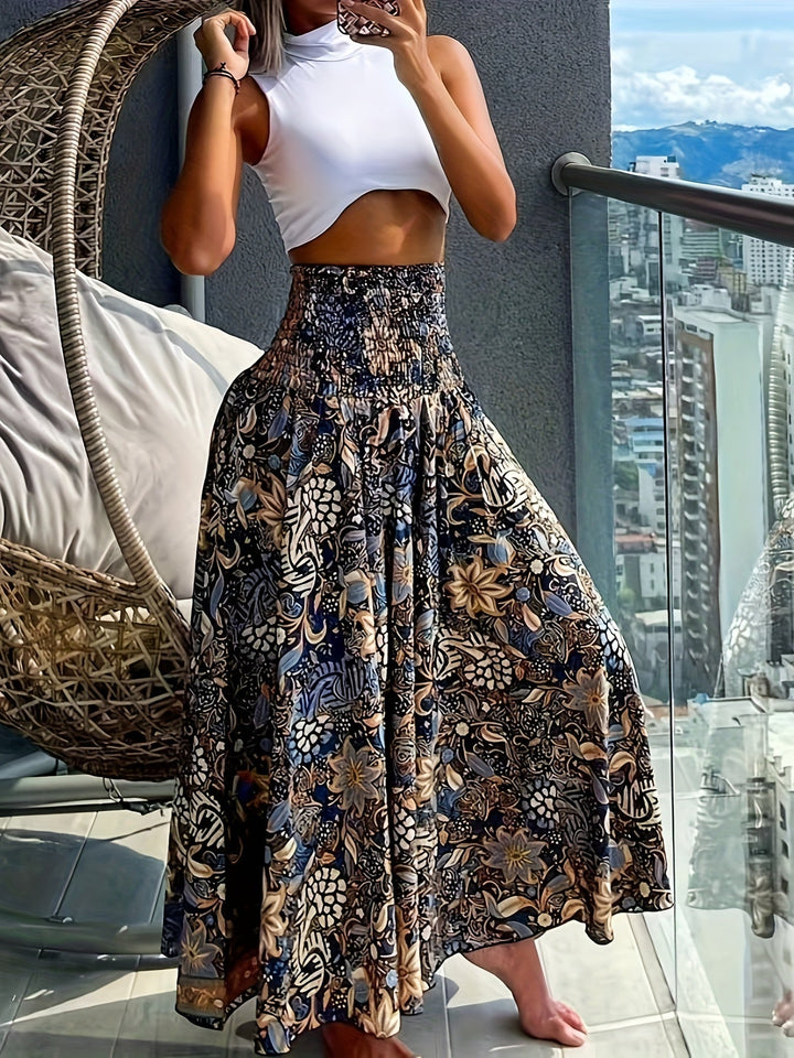 Brielle | Hochtaillierte Weite-Hosen