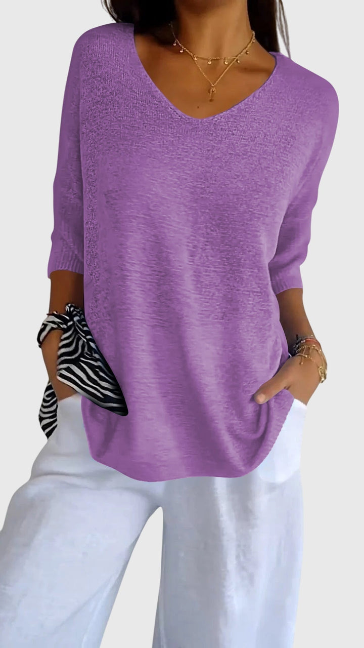 Myrial | Elegantes V-Ausschnitt-Top
