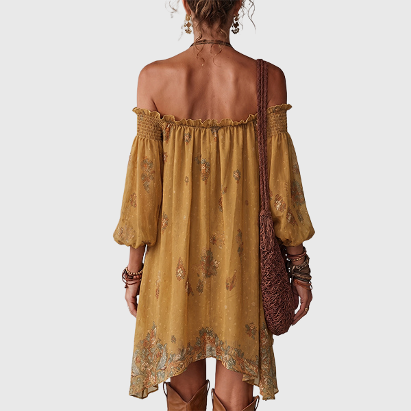 Dakota | Boho-Chic Sommerkleid mit floralem Print