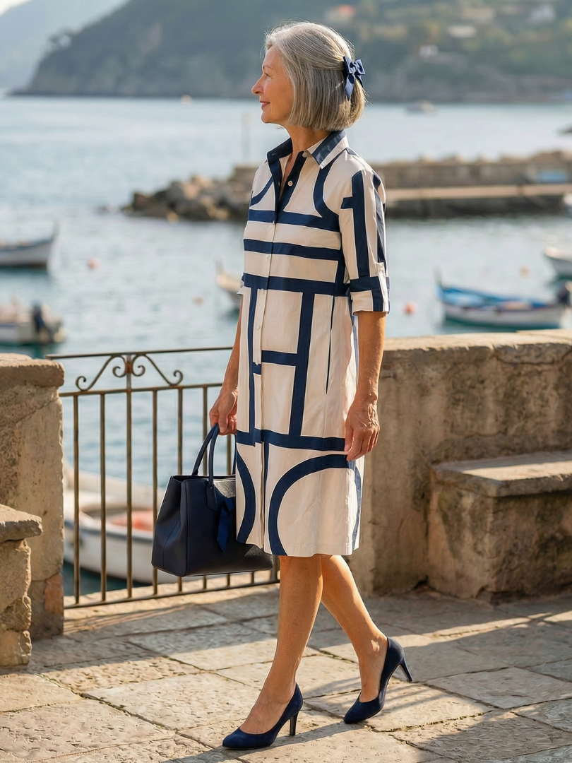 Elspeth | Hafen Spaziergang Kleid