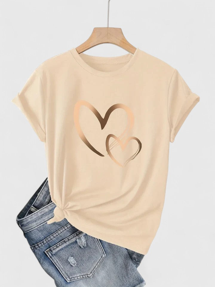 Maribelle | Bequemes T-Shirt mit kurzen Ärmeln