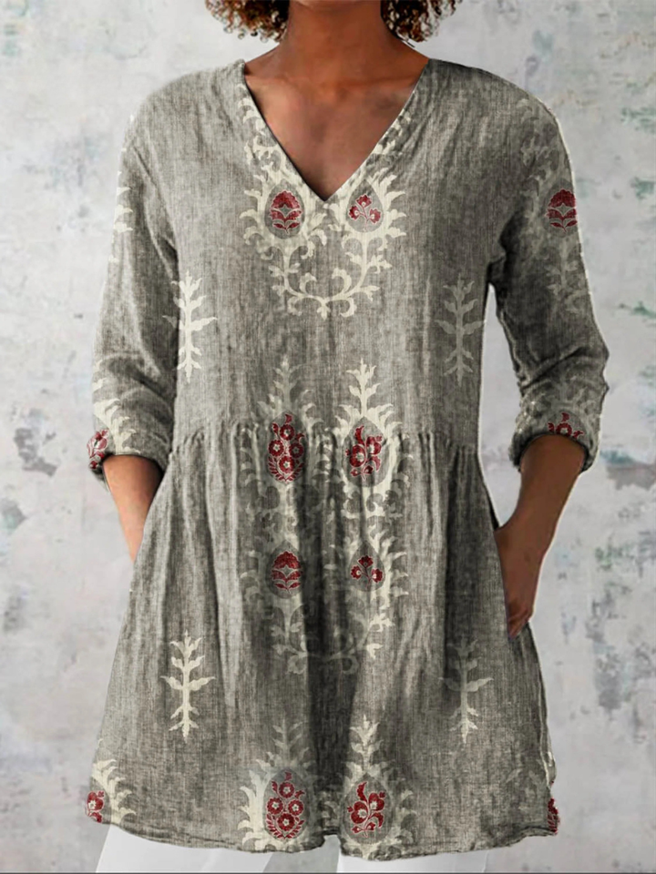 Maeve | Langarmshirt mit V-Ausschnitt