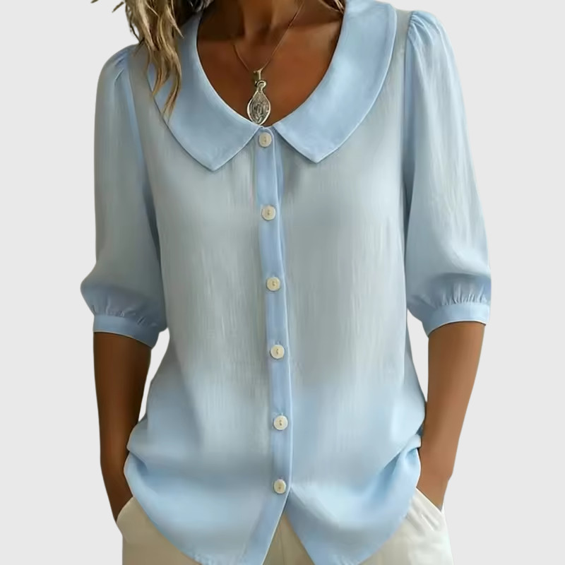 Riley | Lässige Bluse mit Knöpfen