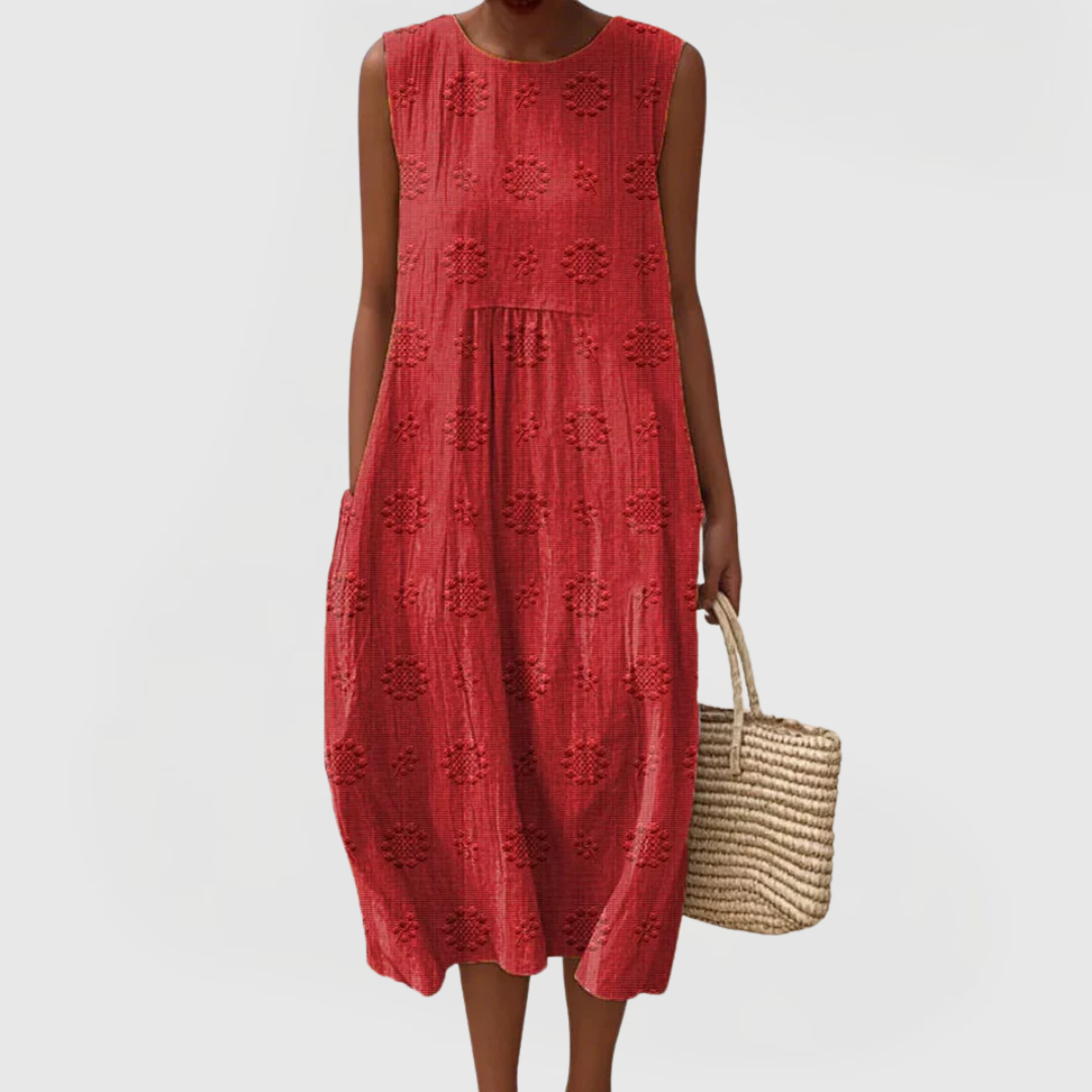 Cristal | Elegantes Kleid mit Taschen