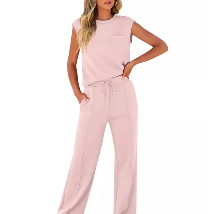 Lolly | Weiches schwarzes Lounge-Set, entspannte Passform, zweiteilig