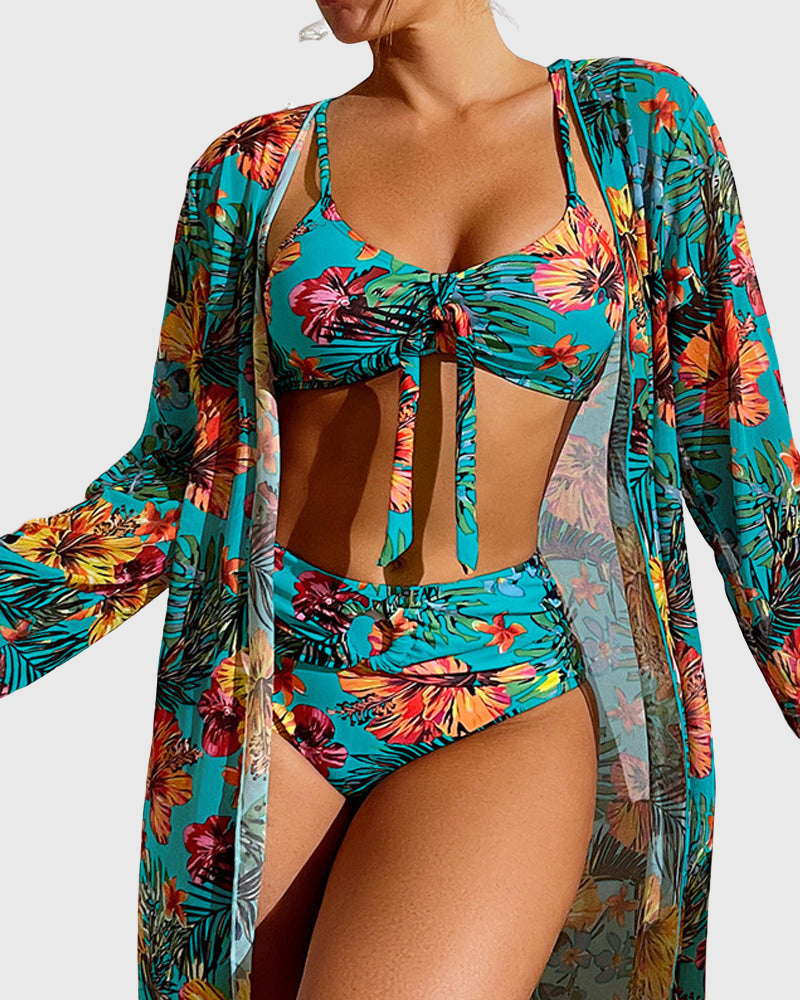 Wella | Bikini mit floralem Rock