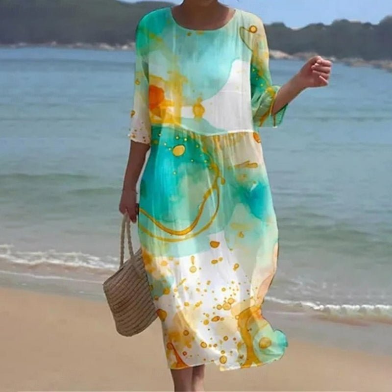 Keely | Sunset Flower Kleid