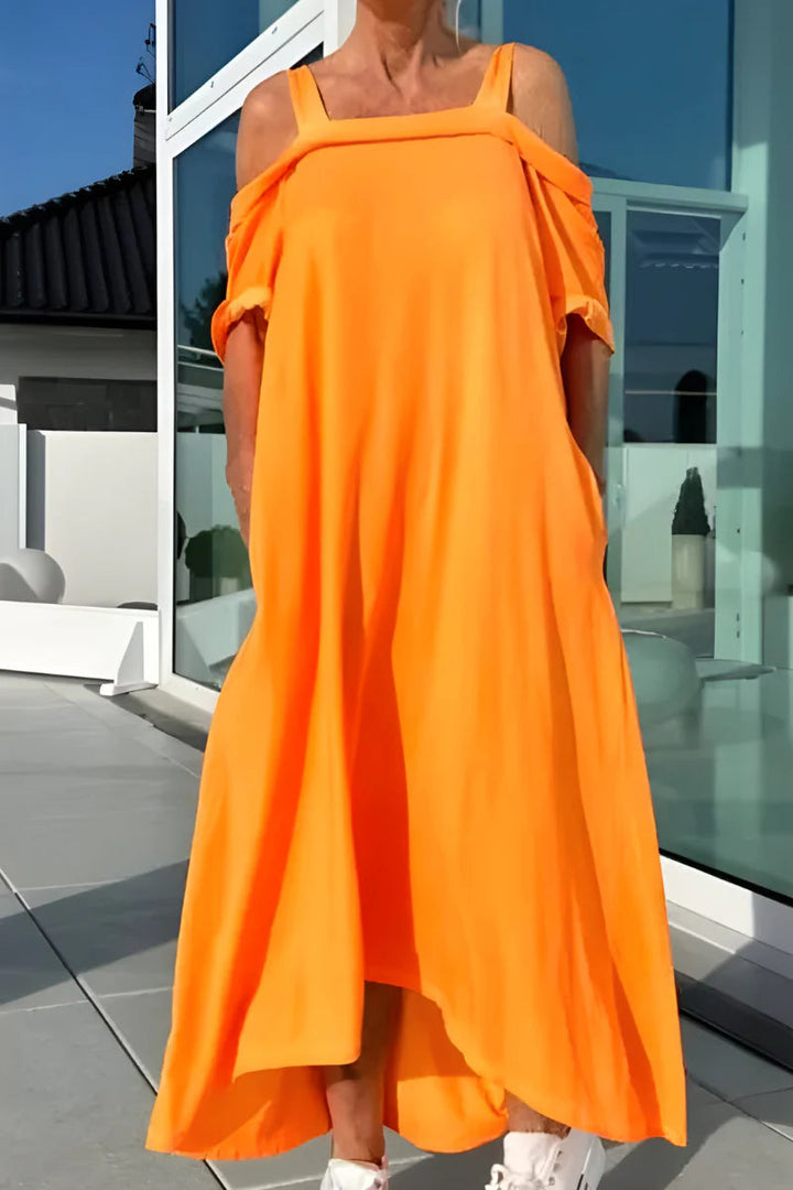 Shaira | Langes Off-Shoulder Sommerkleid