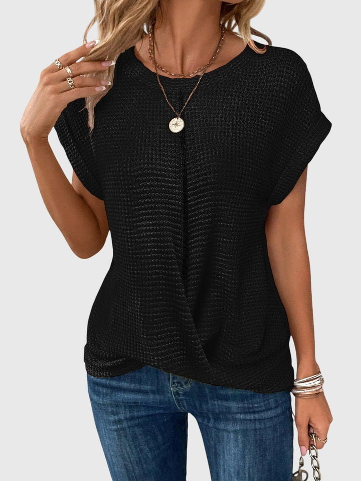 Bristol | Elegante Bluse mit Rundhalsausschnitt