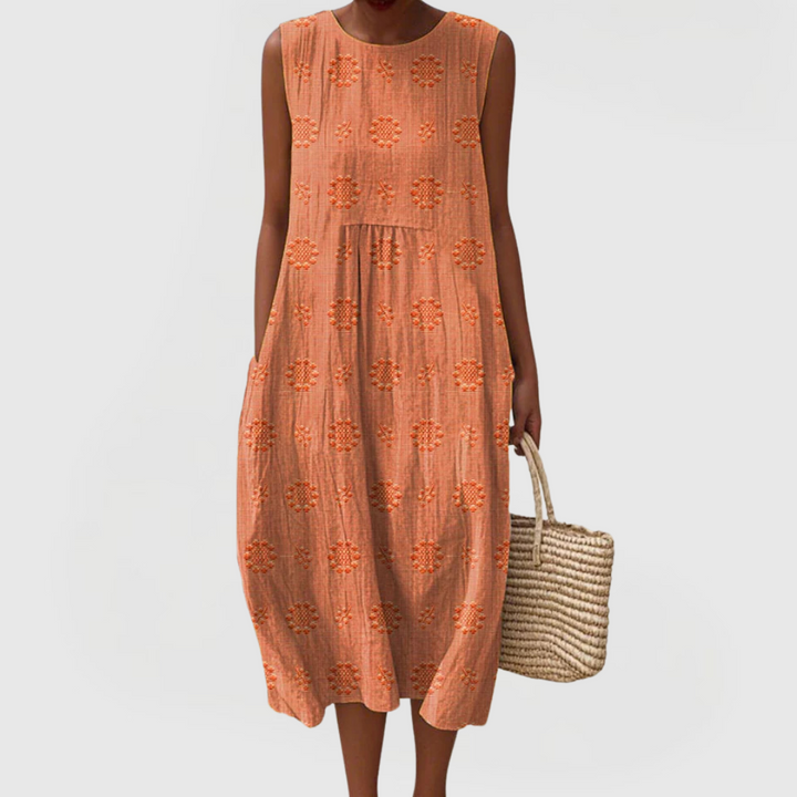 Cristal | Elegantes Kleid mit Taschen
