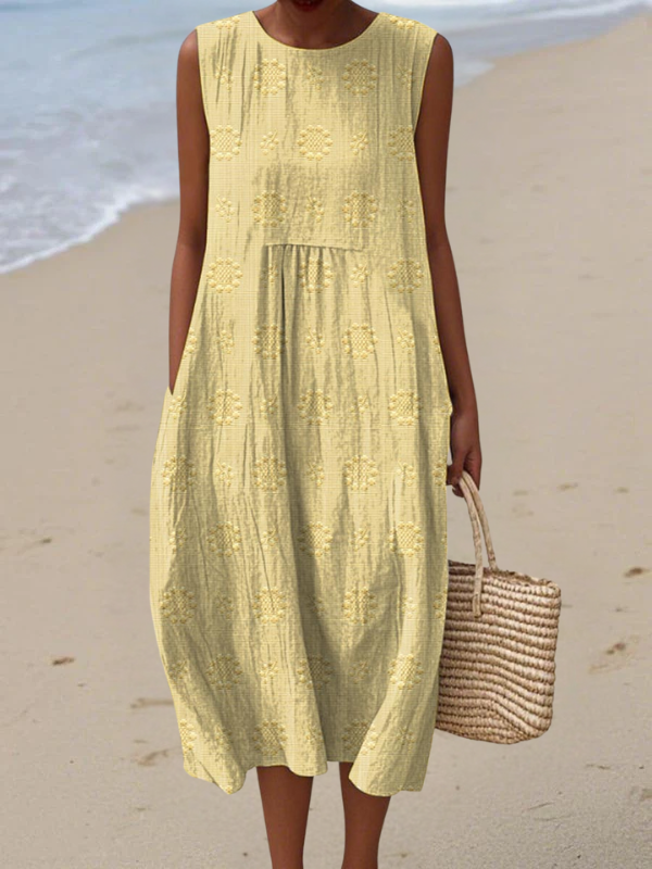 Serena | Entspanntes ärmelloses Kleid