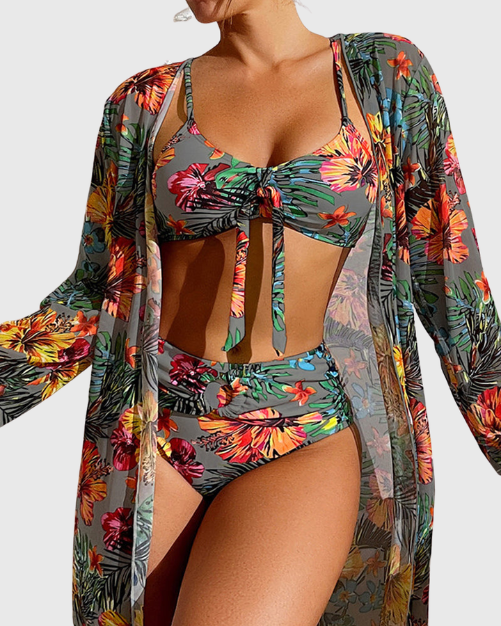 Wella | Bikini mit floralem Rock