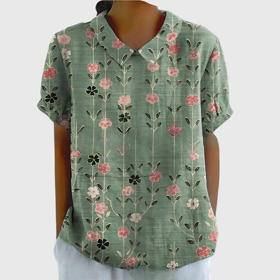 Karen | Blumige Bluse