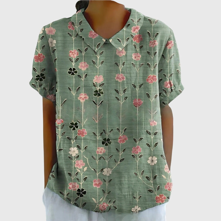 Karen | Blumige Bluse