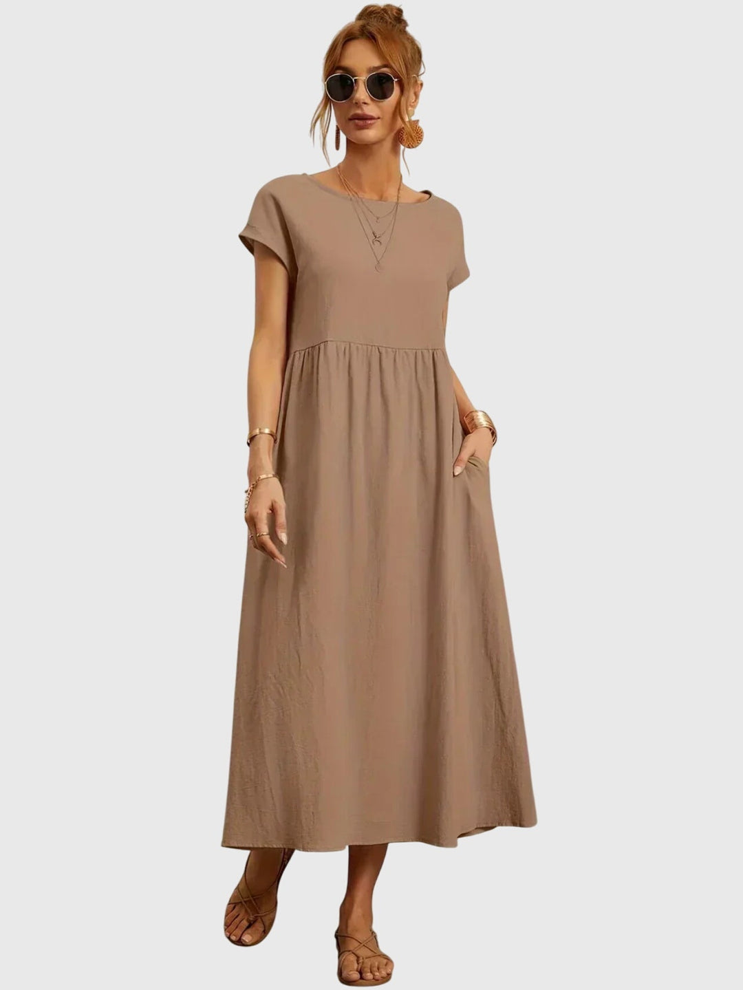 Clementine | Lässiges Kleid mit Taschen