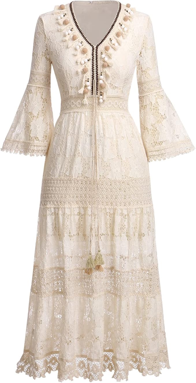 Amary | Boho Spitzenkleid