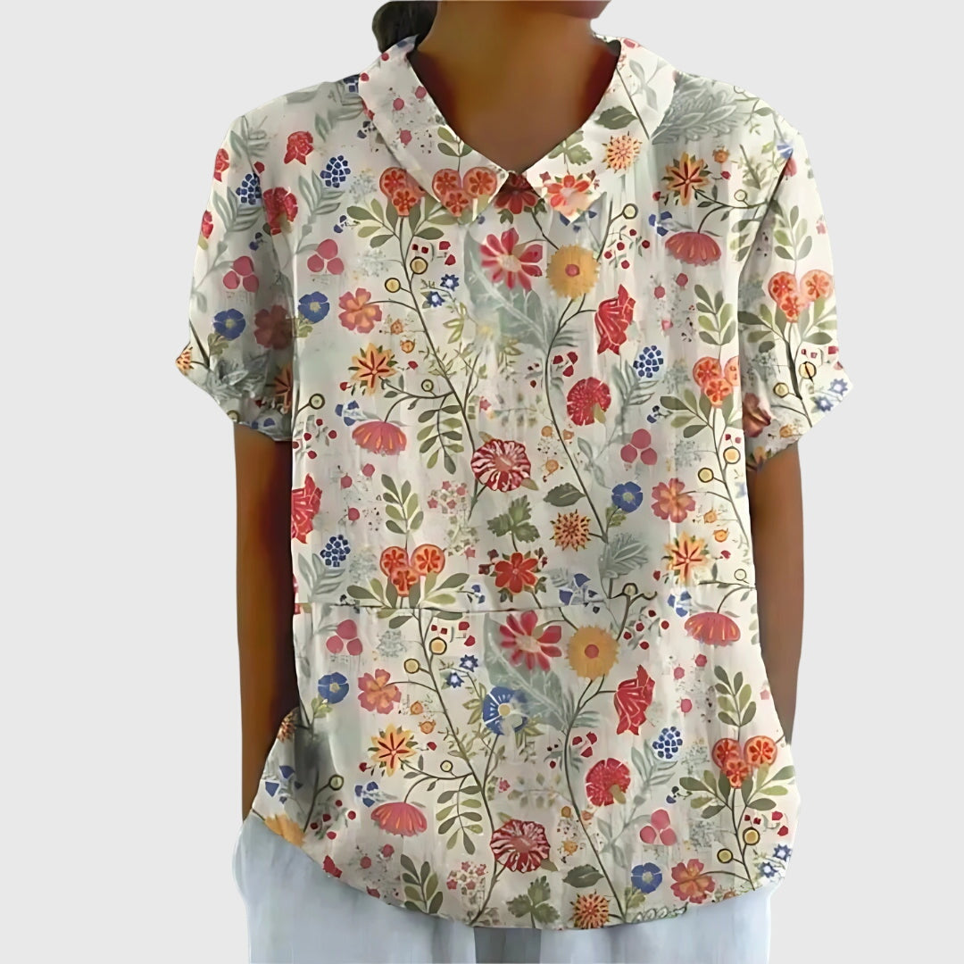 Karen | Blumige Bluse