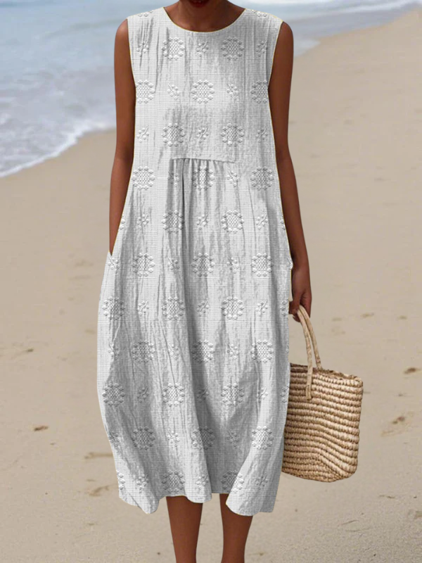 Serena | Entspanntes ärmelloses Kleid