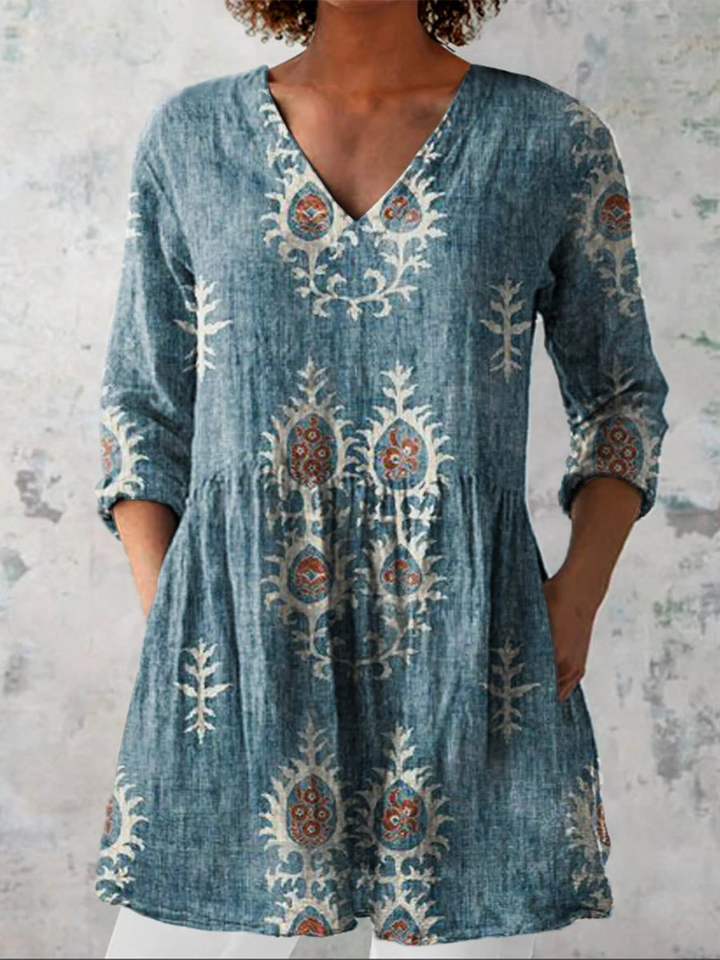 Maeve | Langarmshirt mit V-Ausschnitt