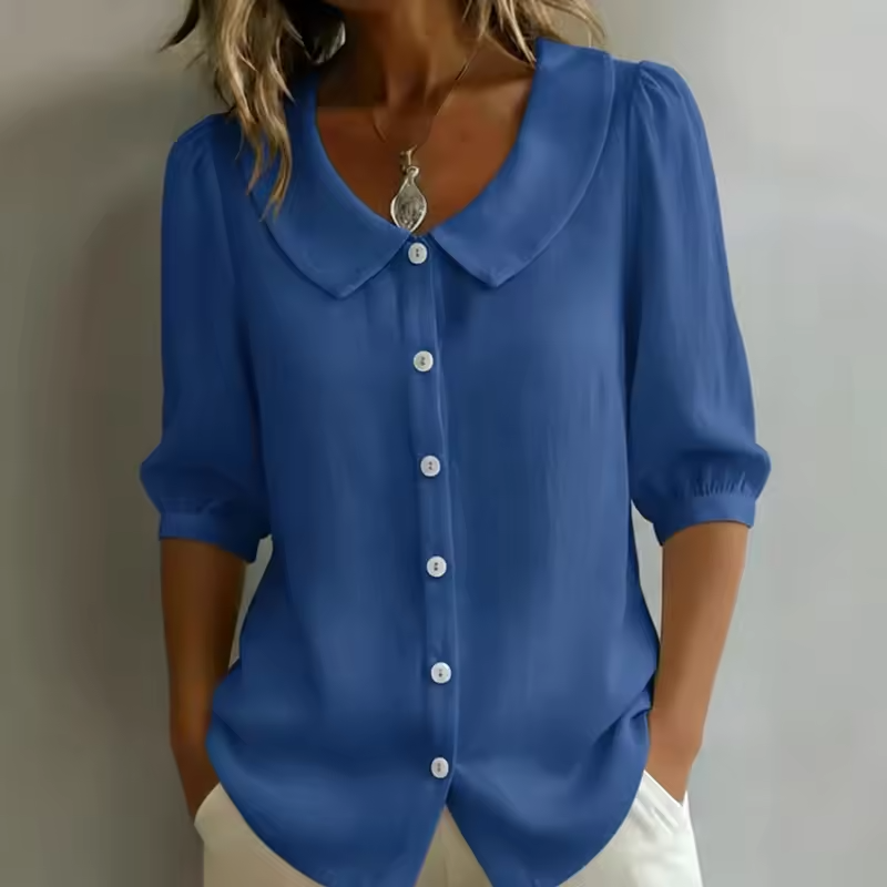 Riley | Lässige Bluse mit Knöpfen
